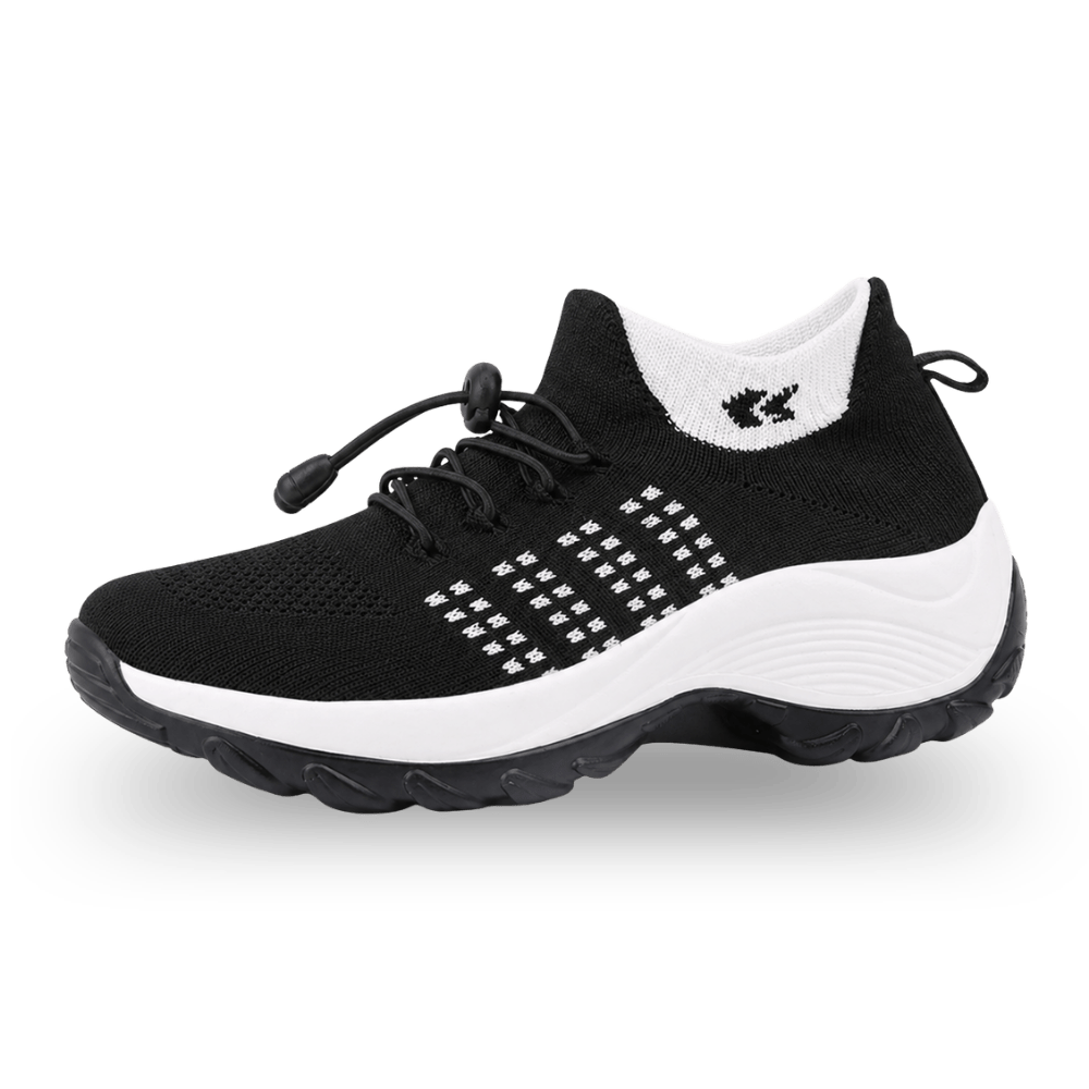 OrthoComfort Shoes - Black & Grey
