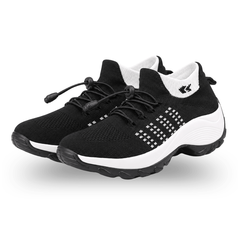 OrthoComfort Shoes - Black & Grey