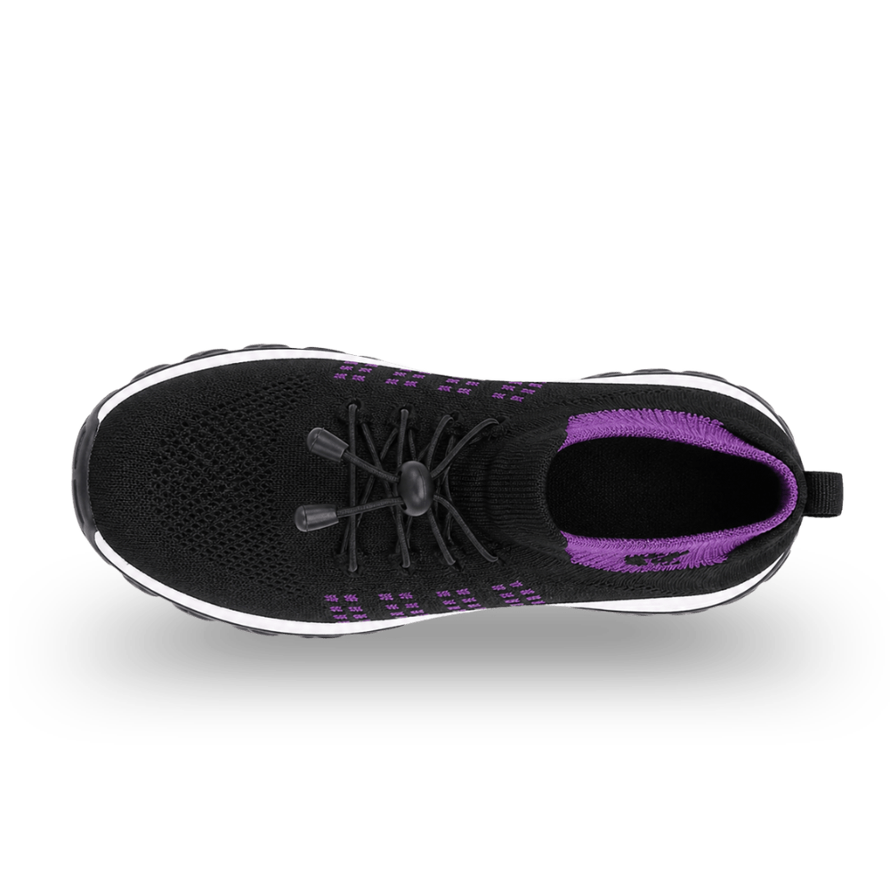 OrthoComfort Shoes - Black & Purple