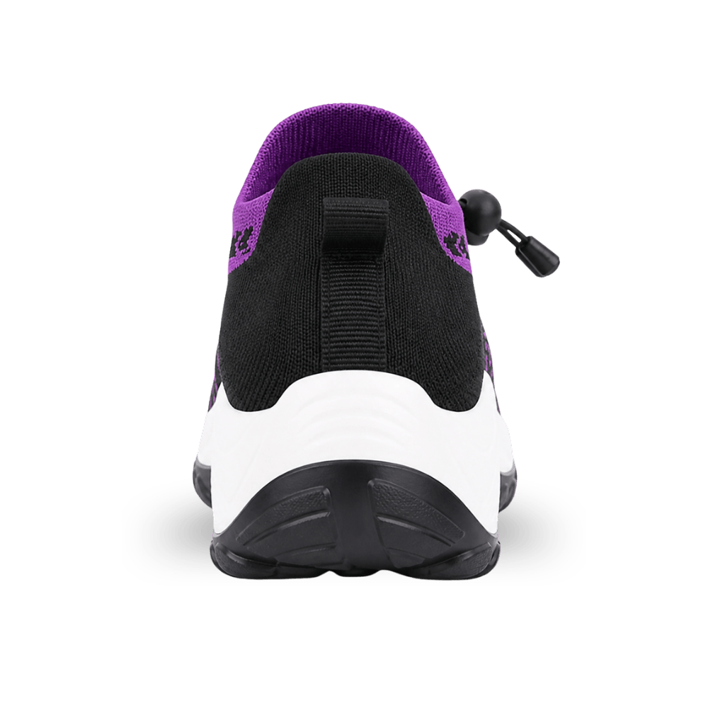 OrthoComfort Shoes - Black & Purple