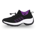 OrthoComfort Shoes - Black & Purple