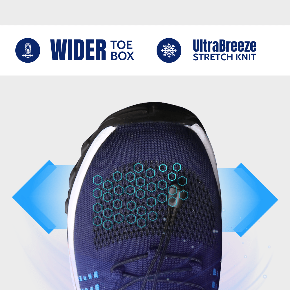 OrthoComfort Shoes - Grey & Pink - WalkRelief