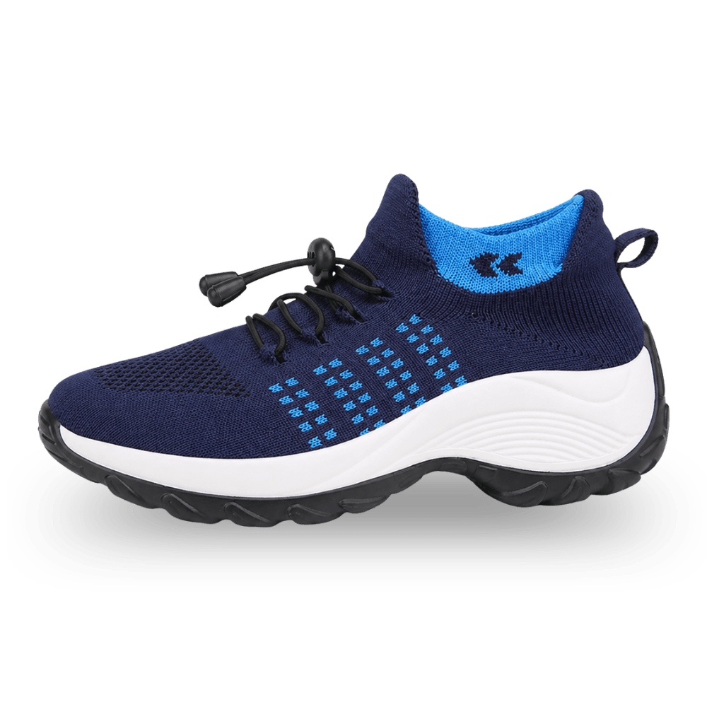 OrthoComfort Shoes - Navy & Blue Blue
