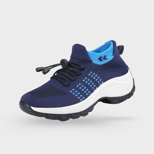 OrthoComfort Shoes - Navy & Blue - WalkRelief