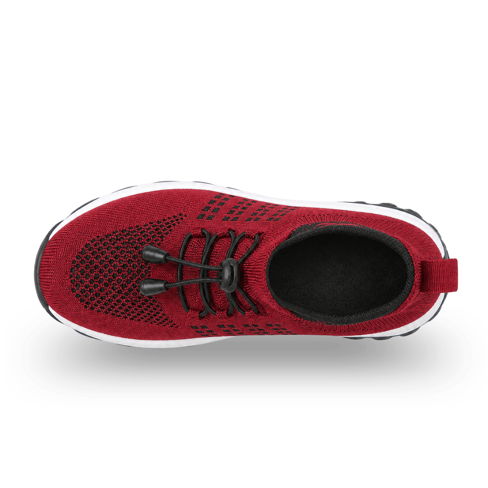 OrthoComfort Shoes - Red & Black