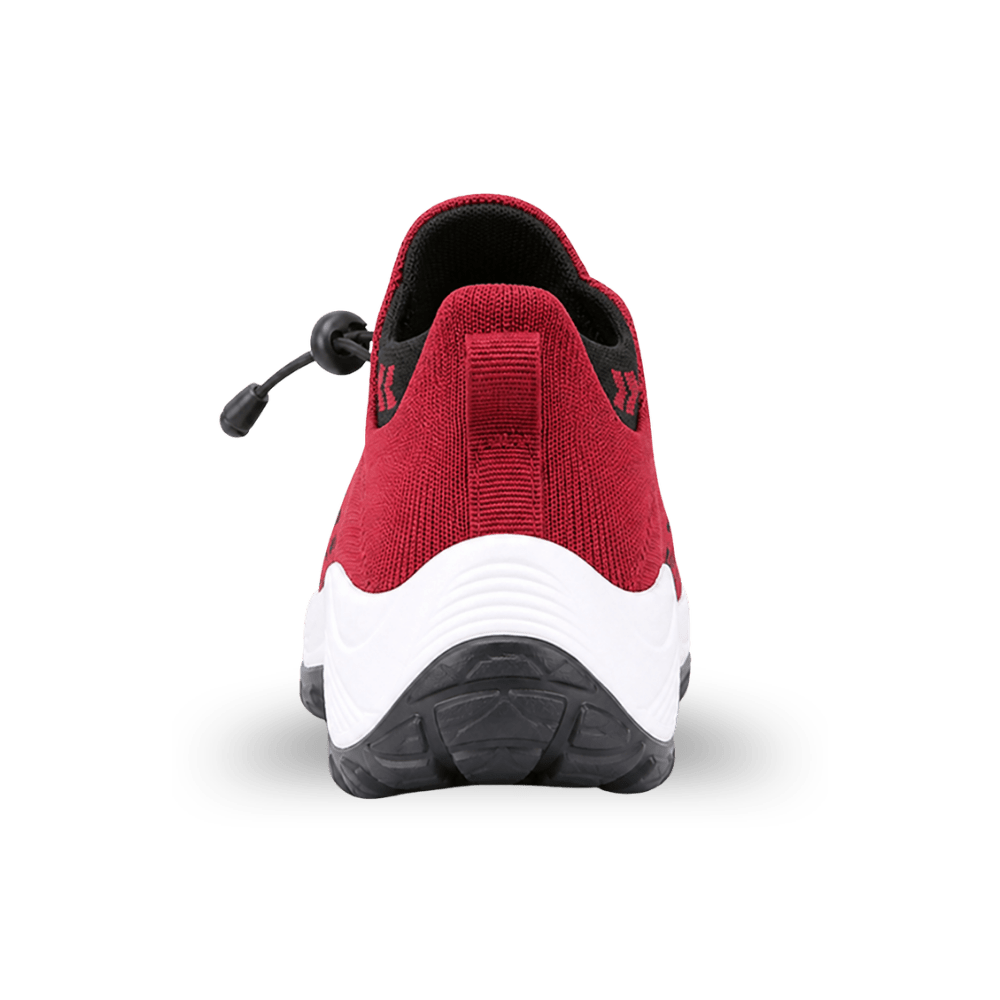OrthoComfort Shoes - Red & Black