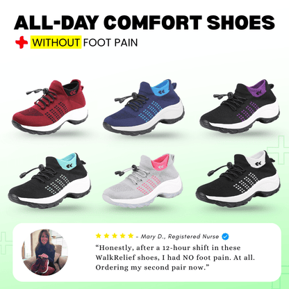 OrthoComfort Stretch Shoes - All Day Relief - WalkRelief