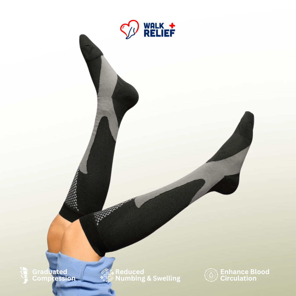 [Pink] NurseComfort Compression Socks - All Day Relief - WalkRelief