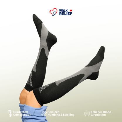 [Pink] NurseComfort Compression Socks - All Day Relief - WalkRelief