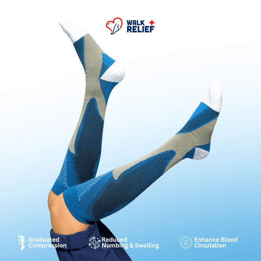 [Pink] NurseComfort Compression Socks - All Day Relief - WalkRelief